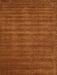 Contemporary Mahogany Brown Modern Rug, con105