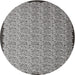 Sideview of Contemporary Silver Gray Modern Rug, con1060