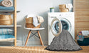 Machine Washable Contemporary Silver Gray Rug in a Washing Machine, wshcon1060