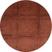 Sideview of Contemporary Red Modern Rug, con1064