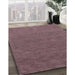 Machine Washable Contemporary Tulip Pink Rug in a Family Room, wshcon1066