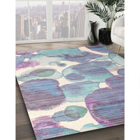 Contemporary Lavender Purple Modern Rug, con1067