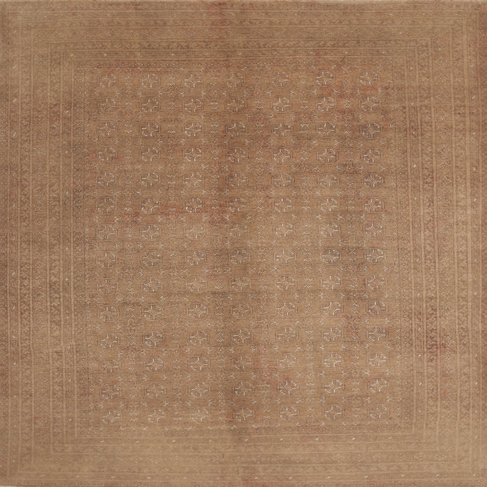 Sideview of Machine Washable Contemporary Light Brown Rug, wshcon1068