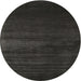 Sideview of Contemporary Charcoal Black Modern Rug, con106