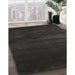 Machine Washable Contemporary Charcoal Black Rug in a Family Room, wshcon106