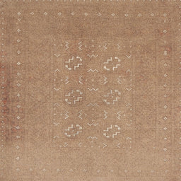 Sideview of Machine Washable Contemporary Sand Brown Rug, wshcon1070