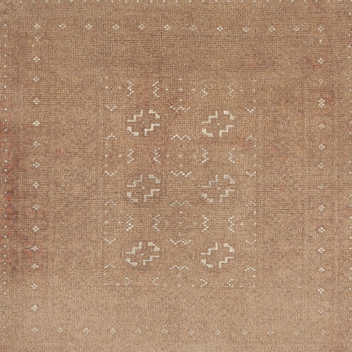 Square Contemporary Sand Brown Modern Rug, con1070