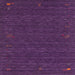 Square Contemporary Bright Purple Modern Rug, con1072