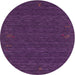 Sideview of Contemporary Bright Purple Modern Rug, con1072