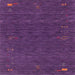 Square Contemporary Purple Modern Rug, con1073