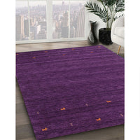 Contemporary Purple Modern Rug, con1074