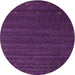 Sideview of Contemporary Purple Modern Rug, con1074