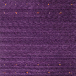 Square Contemporary Purple Modern Rug, con1074
