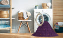 Machine Washable Contemporary Purple Rug in a Washing Machine, wshcon1074