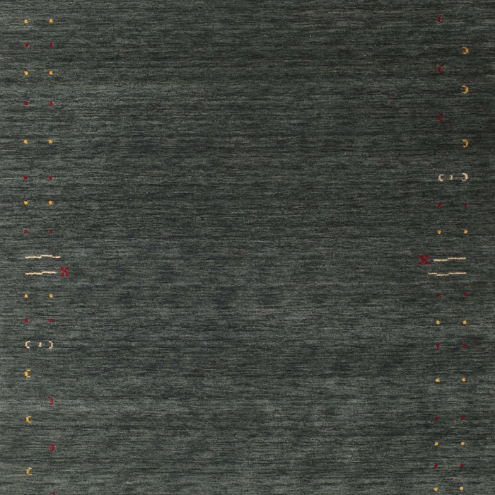 Contemporary Gunmetal Green Modern Rug, con1077