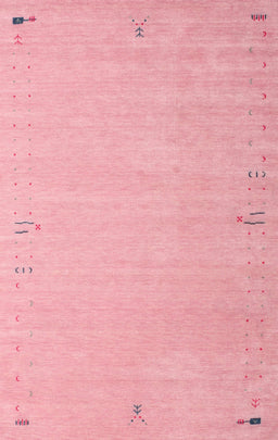 Contemporary Pink Modern Rug, con1079