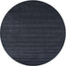 Sideview of Contemporary Dark Slate Gray Green Modern Rug, con107