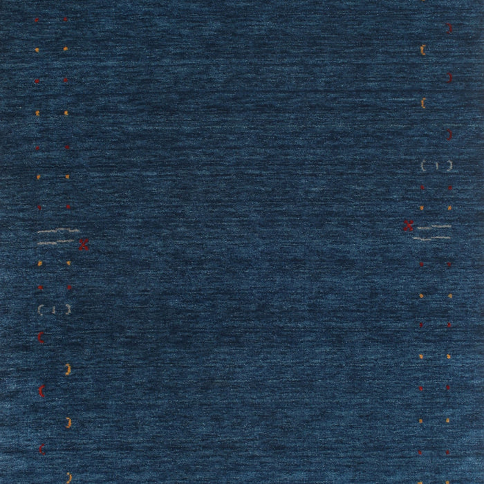 Contemporary Deep-Sea Blue Modern Rug, con1086