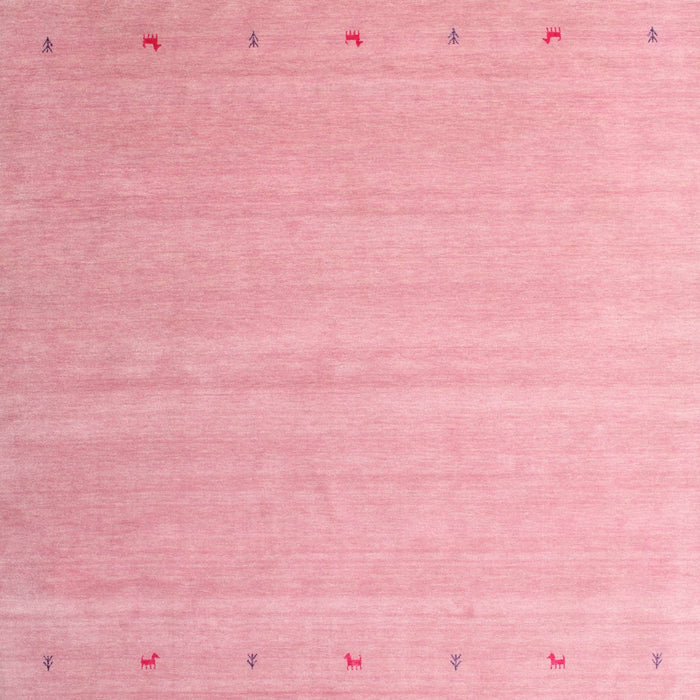 Contemporary Pastel Pink Modern Rug, con1087