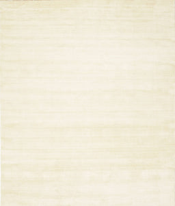 Contemporary Blanched Almond Beige Solid Rug, con108
