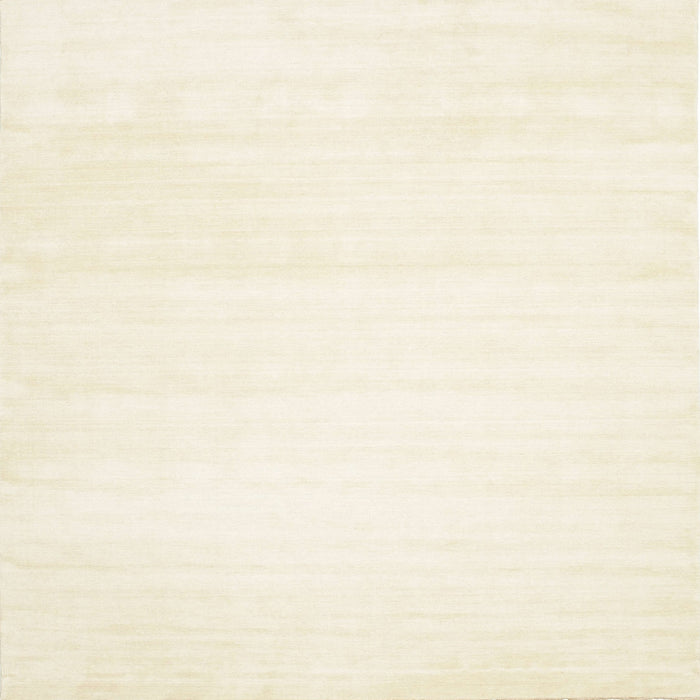 Square Contemporary Blanched Almond Beige Solid Rug, con108