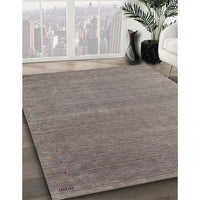 Contemporary Army Brown Modern Rug, con1090