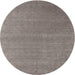 Sideview of Contemporary Army Brown Modern Rug, con1090