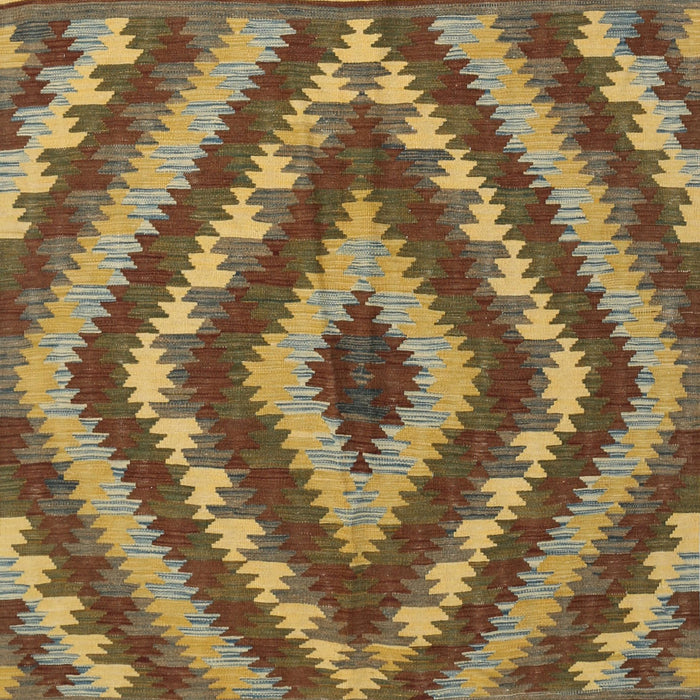 Contemporary Saddle Brown Southwestern Rug, con1093