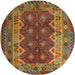 Sideview of Contemporary Red Oriental Rug, con1094