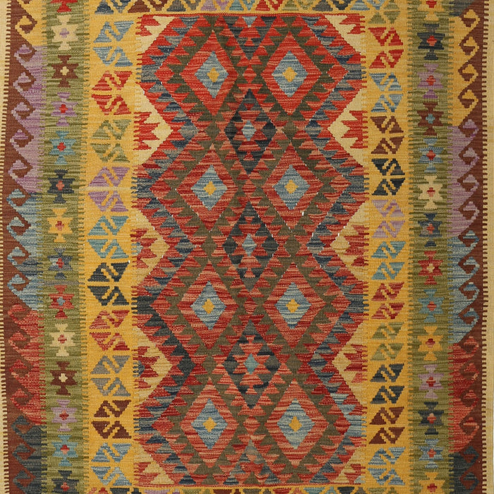 Machine Washable Contemporary Tomato Red Rug, wshcon1094