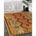 Machine Washable Contemporary Mahogany Brown Rug in a Family Room, wshcon1096