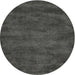 Sideview of Contemporary Gray Modern Rug, con10