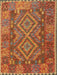 Contemporary Red Oriental Rug, con1101