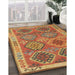 Machine Washable Contemporary Gold Rug in a Family Room, wshcon1102-1