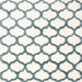 Square Contemporary Dark Gray Trellis Rug, con1103