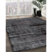 Machine Washable Contemporary Gray Brown Rug in a Family Room, wshcon1108