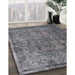 Machine Washable Contemporary Gray Rug in a Family Room, wshcon1110