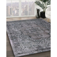 Contemporary Gray Modern Rug, con1110