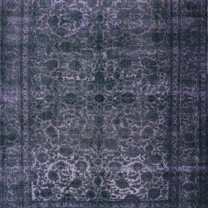 Contemporary Dark Slate Blue Modern Rug, con1111
