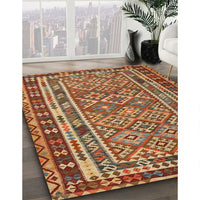 Contemporary Red Southwestern Rug, con1115