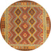 Square Machine Washable Contemporary Mahogany Brown Rug, wshcon1116