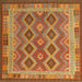 Sideview of Machine Washable Contemporary Mahogany Brown Rug, wshcon1116