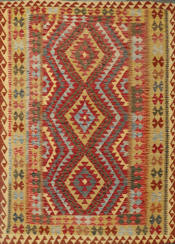 Contemporary Gold Oriental Rug, con1117
