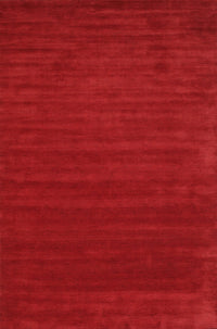 Machine Washable Contemporary Red Rug, wshcon111