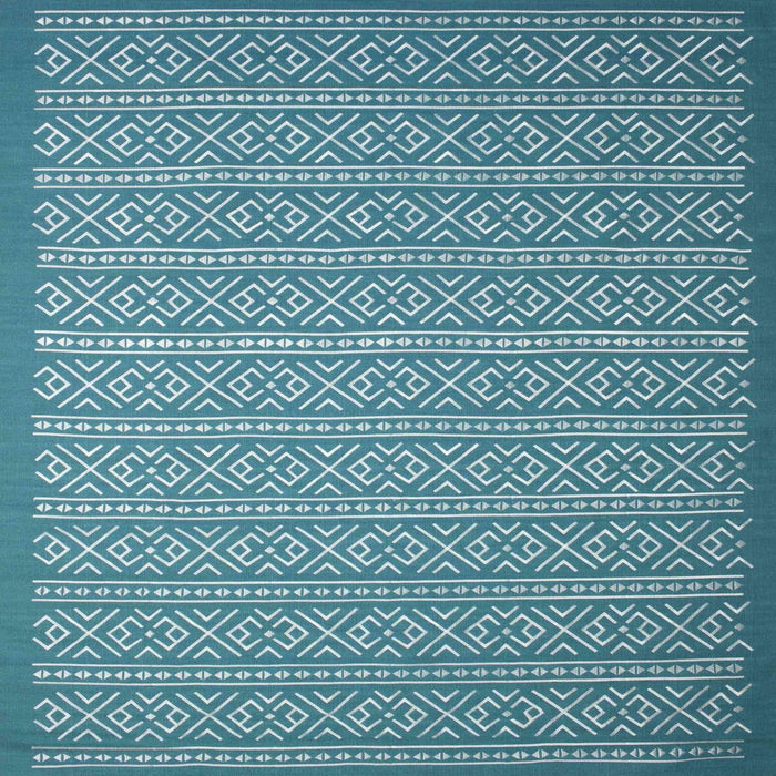 Sideview of Machine Washable Contemporary Dark Cyan Green Rug, wshcon1120