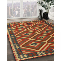 Contemporary Red Oriental Rug, con1122