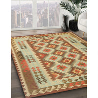 Contemporary Red Southwestern Rug, con1123