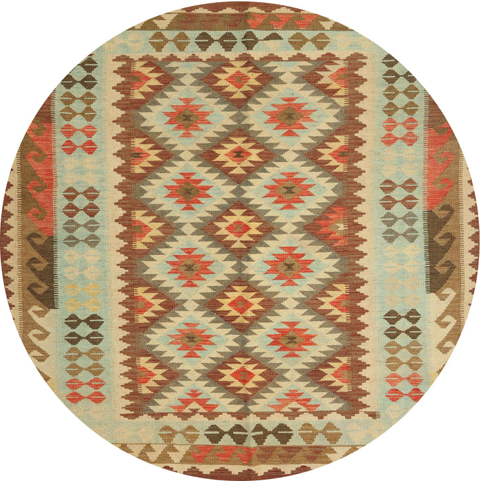 Sideview of Contemporary Red Southwestern Rug, con1123