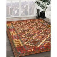 Contemporary Red Oriental Rug, con1124