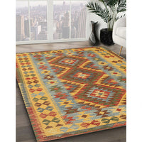 Contemporary Red Modern Rug, con1127